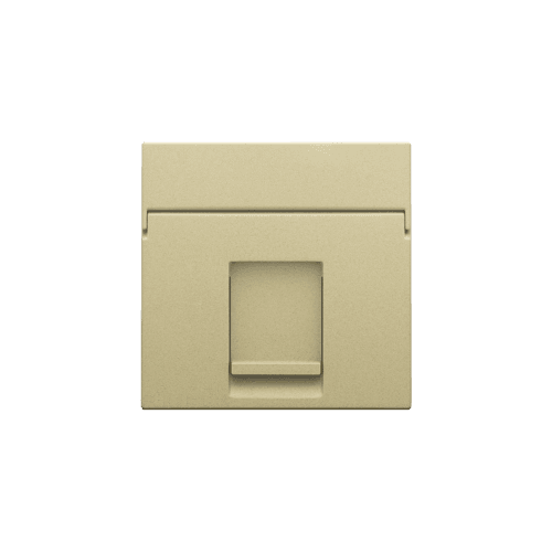 Enjoliveur data 1x RJ, couleur gold coated vue 1