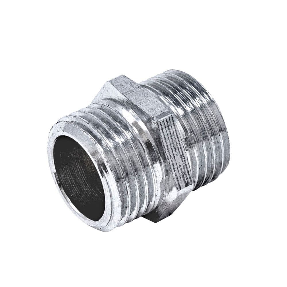 mamelon double laiton/chromé 3/8"MM vue 1