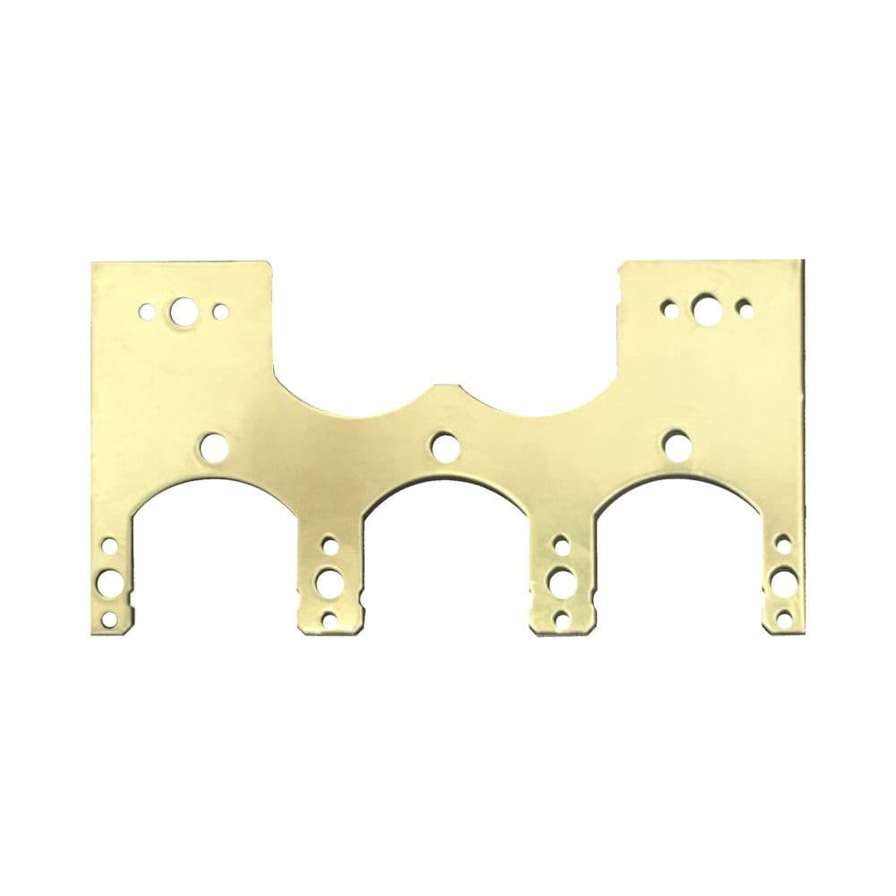 SYSTEMPEX support combiné pour boîtier d'encastrement simple chauffage vue 1