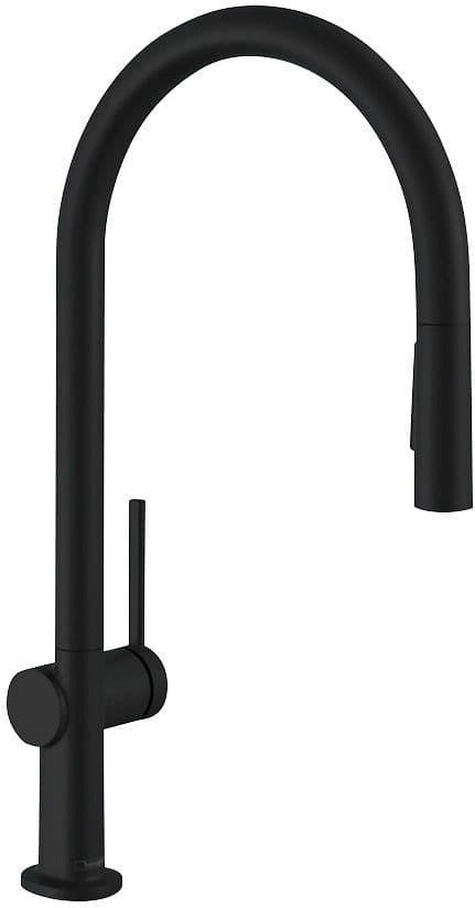 MITIGEUR CUISINE TALIS M54 210 AVEC DOUCHETTE 2JET +SBOX NOIR MAT vue 1