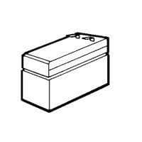 Batterie plomb 12V - 12 Ah pour centrale incendie Salvena vue 1