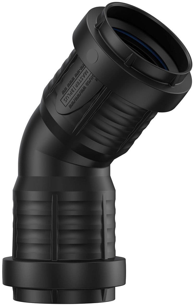 COUDE PP 45°.FF 40MM NOIR vue 1