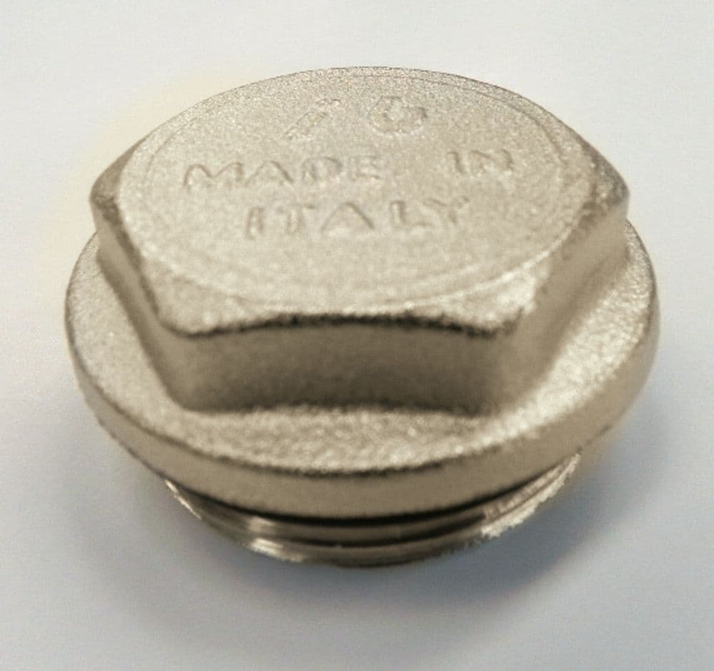 SYSTEMPEX bouchon en nickel D 3/4"M avec joint torique vue 1