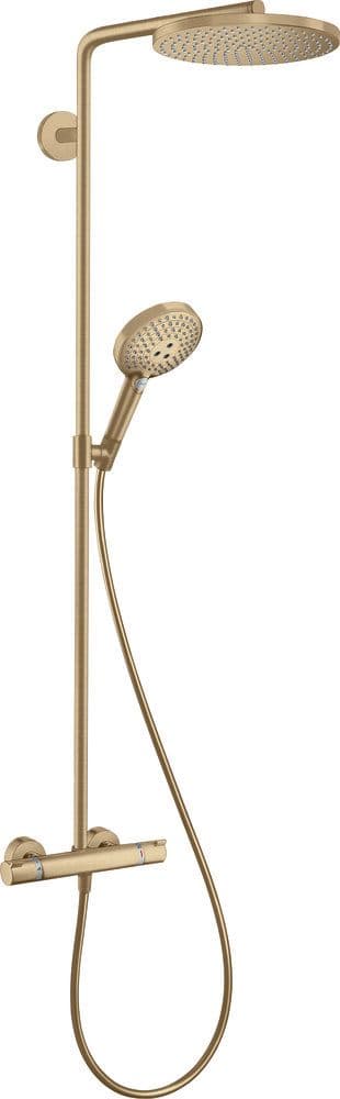 Hansgrohe Raindance Select S Showerpipe 240 1 jet met thermostaat brushed bronze vue 1
