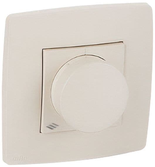 COMMANDE 3 POSITIONS ENCASTREE CREME HRS-3 POUR VENTILATION ITHO DAALDEROP vue 1