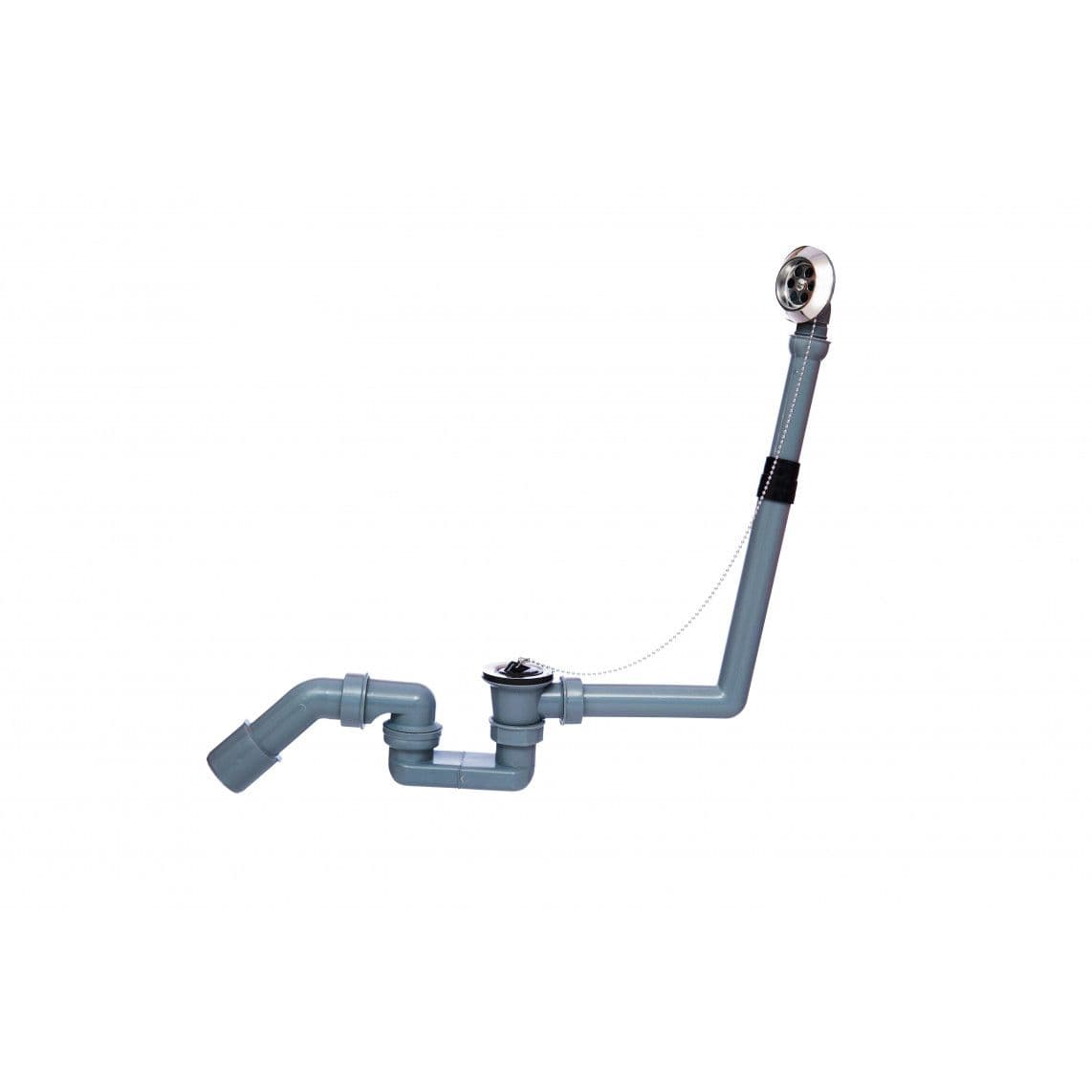 98812149 ECO-SAVE KS garniture de vidage et de trop plein pour baignoire, Gris, 1 1/2" x 40/50 mm vue 1