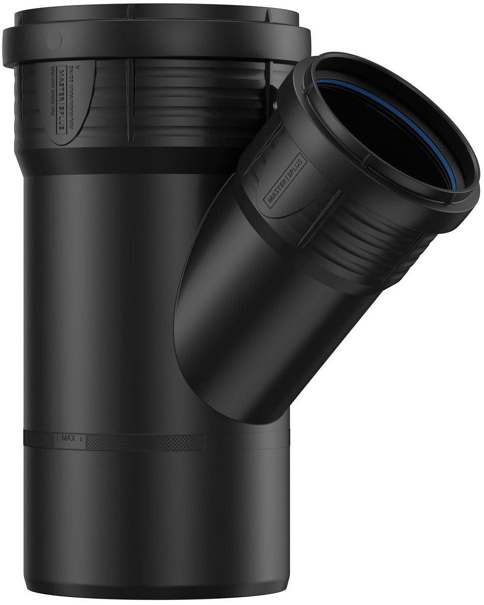 T PP 45°MF 110-75MM NOIR vue 1