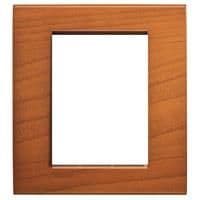 LivingLight - plaque rectangulaire 3 + 3 modules Cerisier américain vue 1