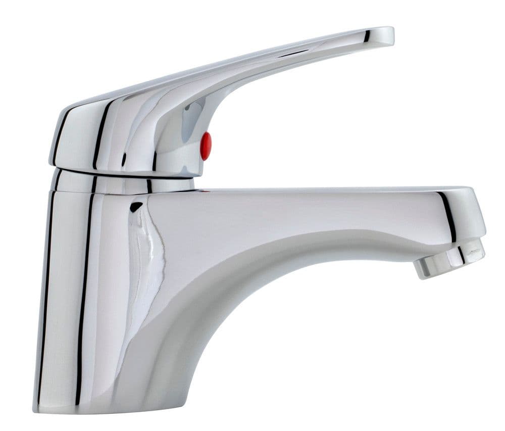 intro Taura mélangeur de lavabo vidange automatique chrome vue 1