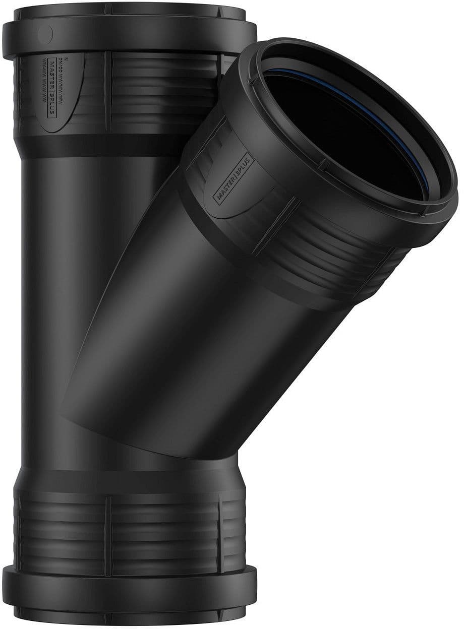 T PP 45°.FFF 90- 90MM NOIR vue 1