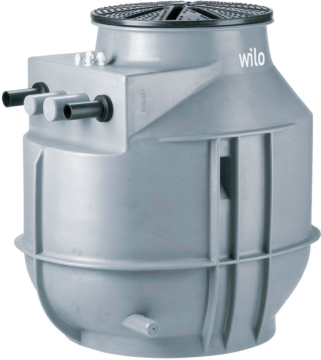 PUIT DE RELEVAGE AVEC 2 POMPES DRAINLIFT WS40D TRI WILO 400L vue 1