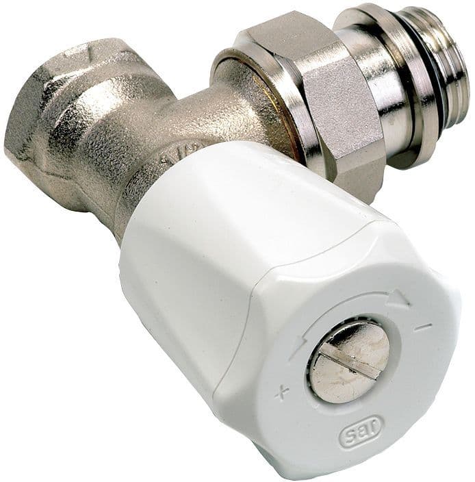 VANNE RADIATEUR COMAP DOUBLE REGLABLE EQUERRE 3/8"-M28 vue 1