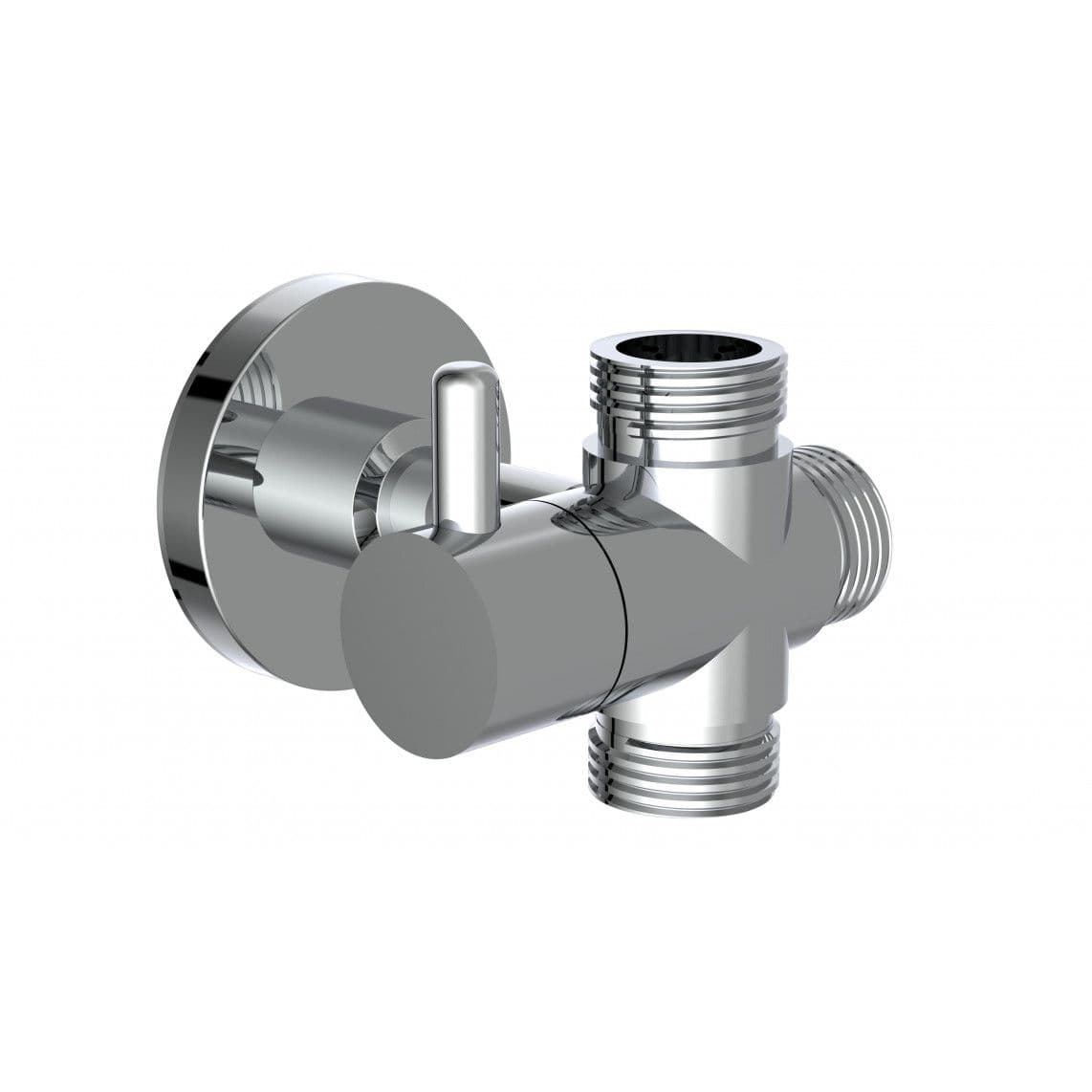 01846 Bouton rotatif, chromé, avec support mural, par ex. pour 60075 vue 1