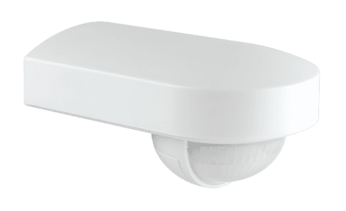 Détecteur de mouvement, 230 V, 16 m, 180°, IP54, avec lentille orientable, pour montage en saillie, couleur blanc vue 1