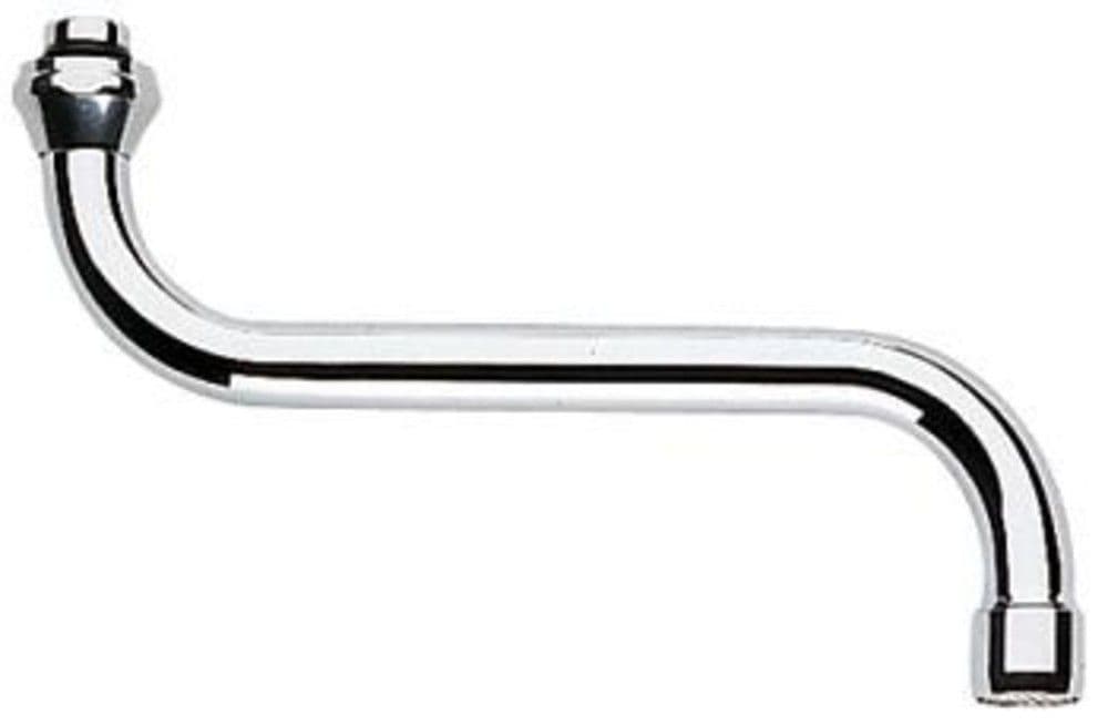 Grohe bec tube pivotant bec en S bec 200mm laiton vue 1
