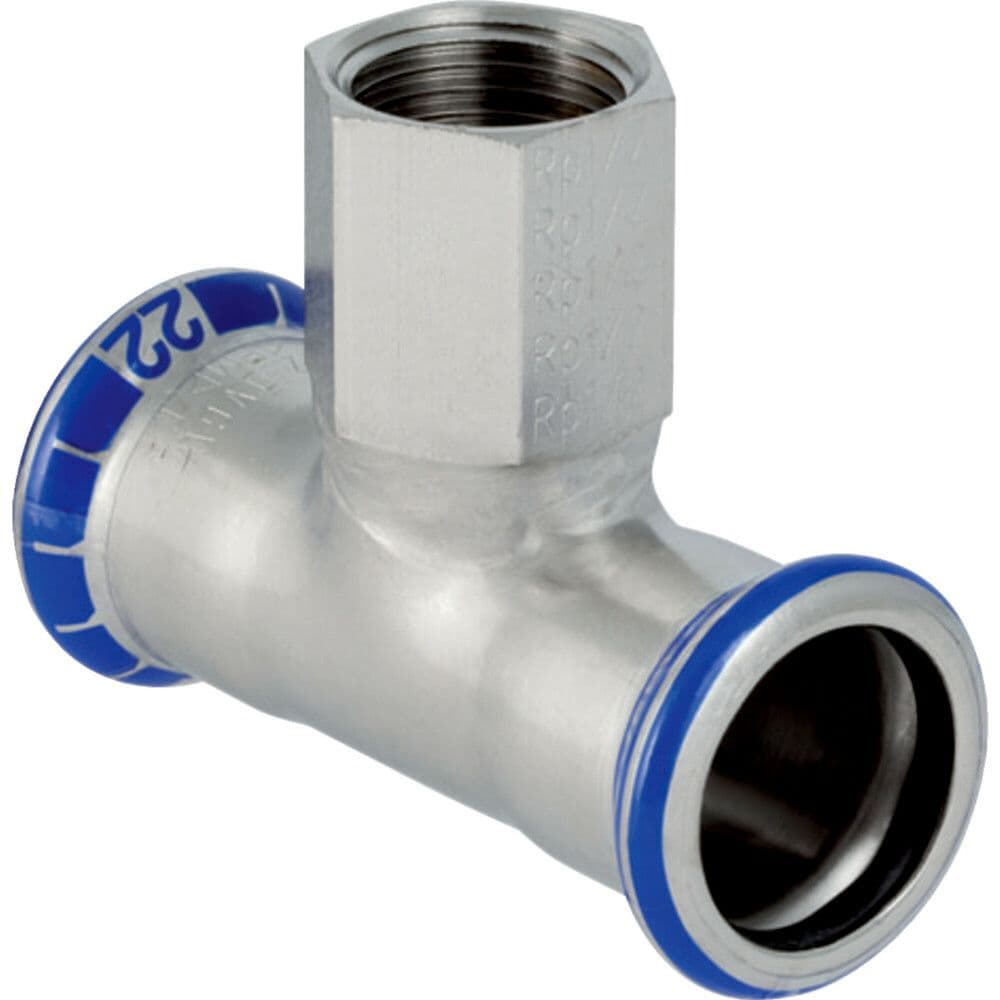 Geberit Mapress inox-eau té avec filetage intérieur 18-1/2"-18 vue 1