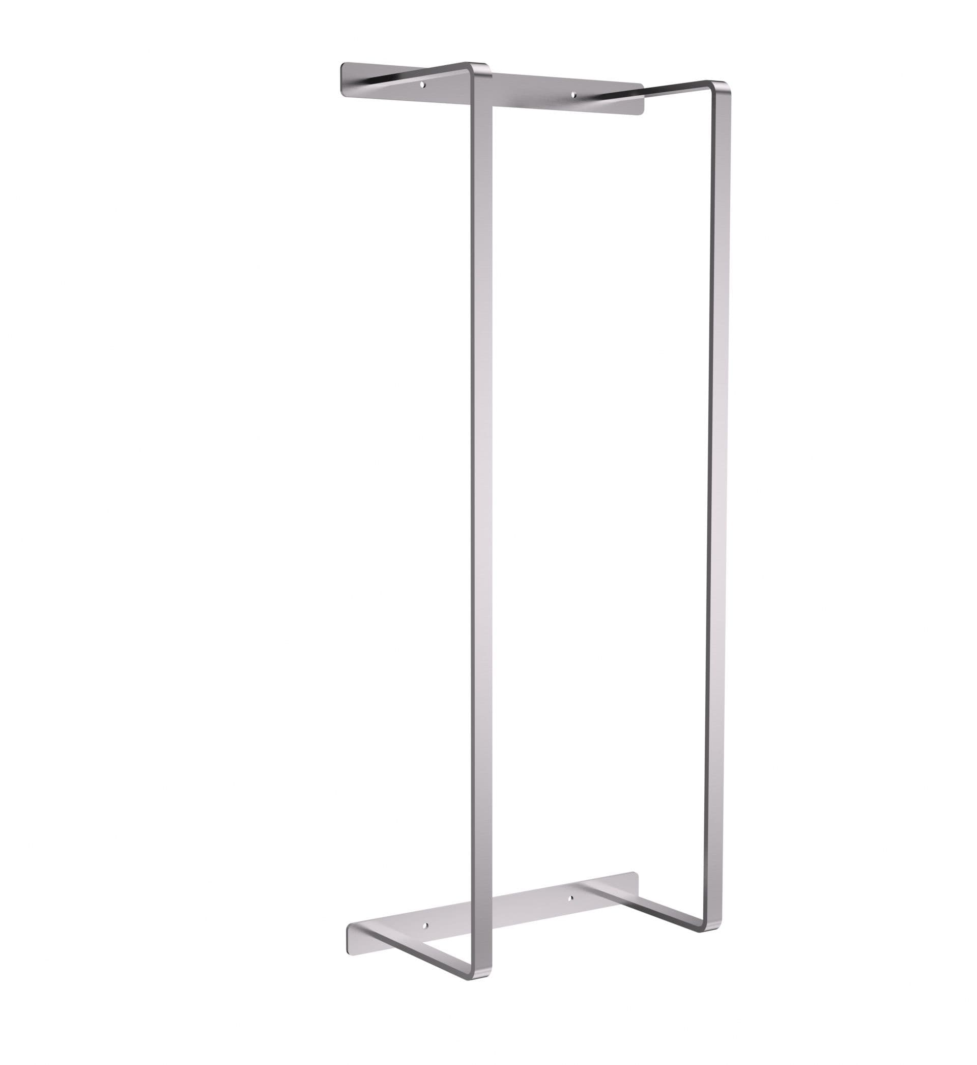 PORTE-SERVIETTES - VERTICALE - 67X28X14 CM - ACIER INOX BROSSÉ vue 1