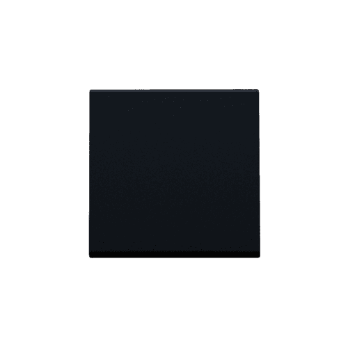 Set de finition pour interrupteur électronique ou bouton-poussoir simple, couleur black coated vue 1