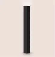 Smappee - chargeur autonome EV One Black monophasé ou triphasé jusqu'à 22kW livré avec ancre vue 1