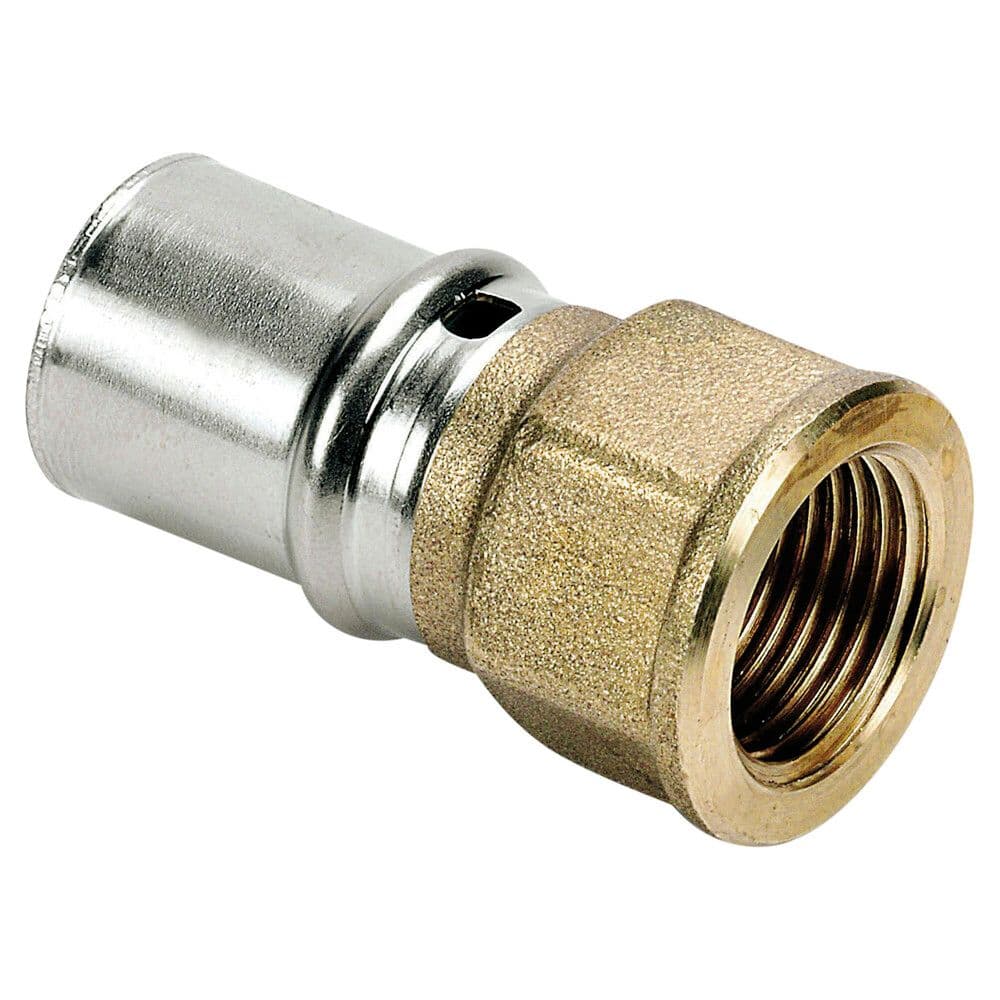 SYSTEMPEX raccord droit tube alu raccord à sertir 50-6/4F vue 1