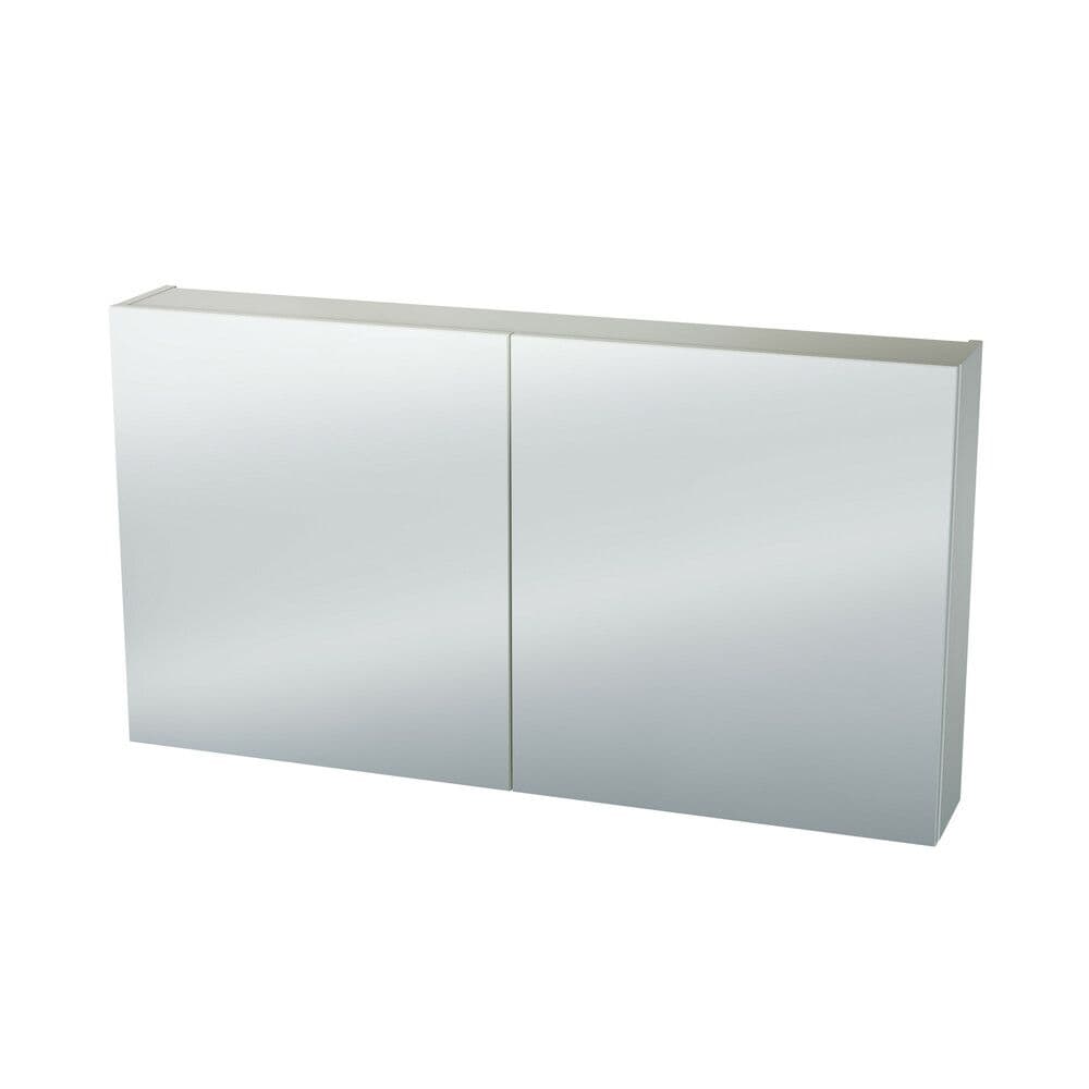 intro Basic armoire de toilette 120cm 2 portes blanc vue 1