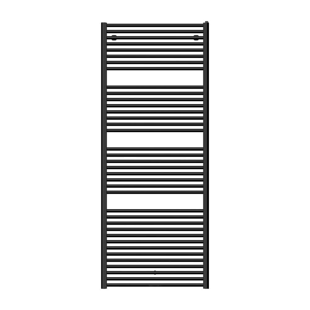 Toronto 180/075 radiateur sèche-serviettes - H 1850 x L 750 - 1262W - noir mat vue 1