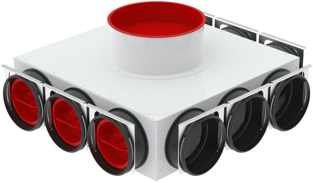 Zehnder ComfoCube CT 350 RLC caisson de distribution avec Rapid Lock Connector vue 1