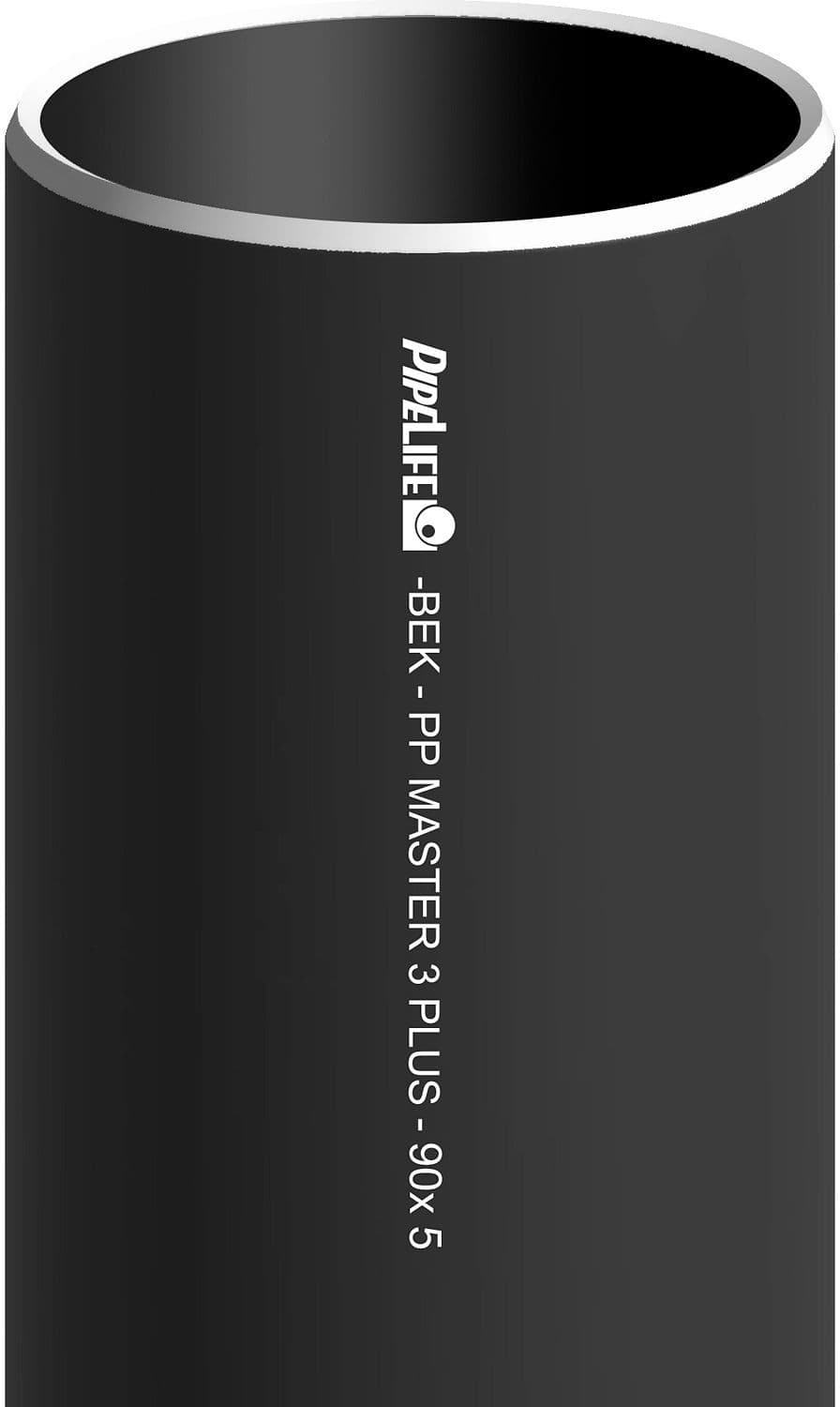 TUBE PP 90MM NOIR LONGUEUR 5M vue 1