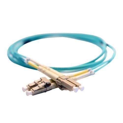 Cordon LC / LC 50 / 125micronm 1m om3 multi modulaires duplex vue 1