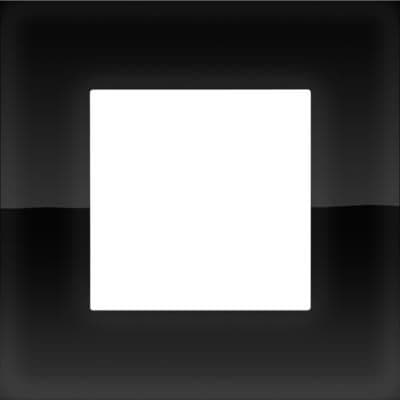 Simple plaque de recouvrement Niko Pure liquid Black vue 1