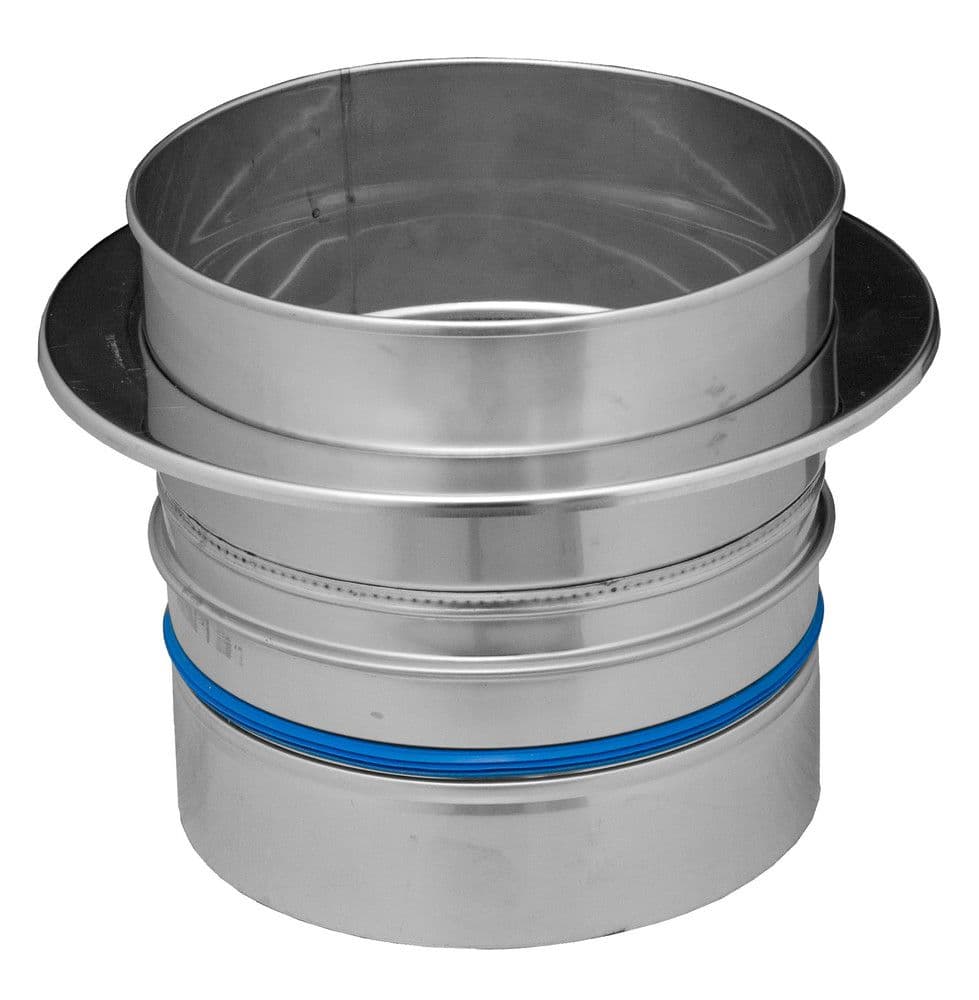 Dinak DW 1C0 raccord chaudière D200 inox 316L/304 0,4mm à condensation vue 1