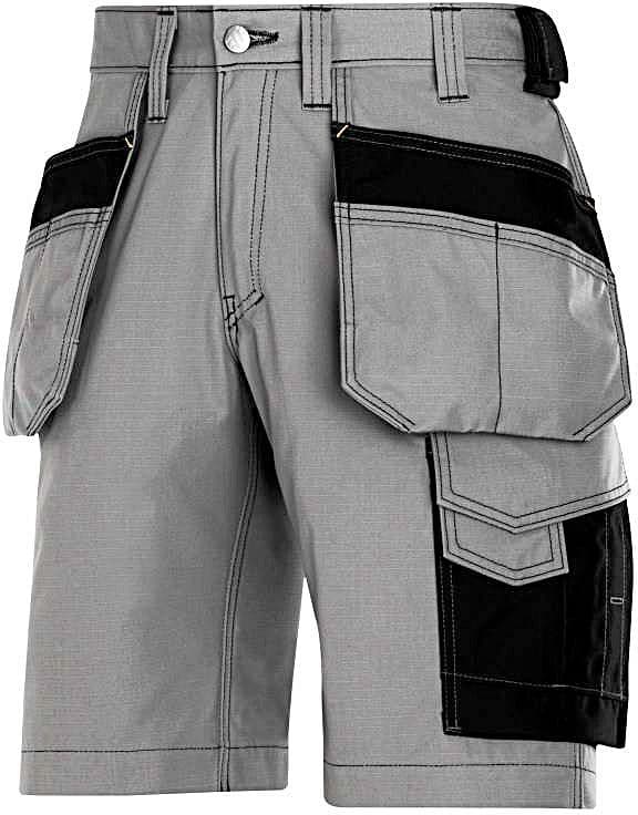 SHORT RIP-STOP SNICKERS ZWART-GRIJS M60 vue 1