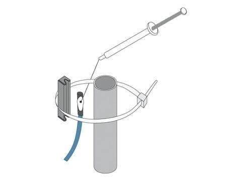 Sonde d'applique 3129 + kit fixation 2K OHMS / 25°C (M43 / 9637) vue 1