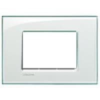 LivingLight - plaque rectangulaire 3 modules Kristall vue 1