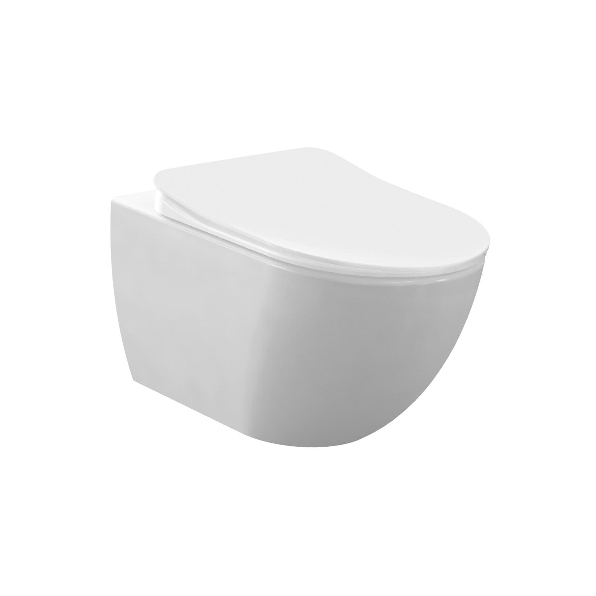 CREAVIT FREE WC SUSPENDU AVEC BIDET – SANS BRIDE - SANS ABATTANT – BLANC MAT vue 1