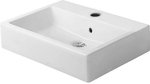 VASQUE A POSER VERO DURAVIT 1000X470MM +TROU ROBINET/TROP-PLEIN BLANC vue 1
