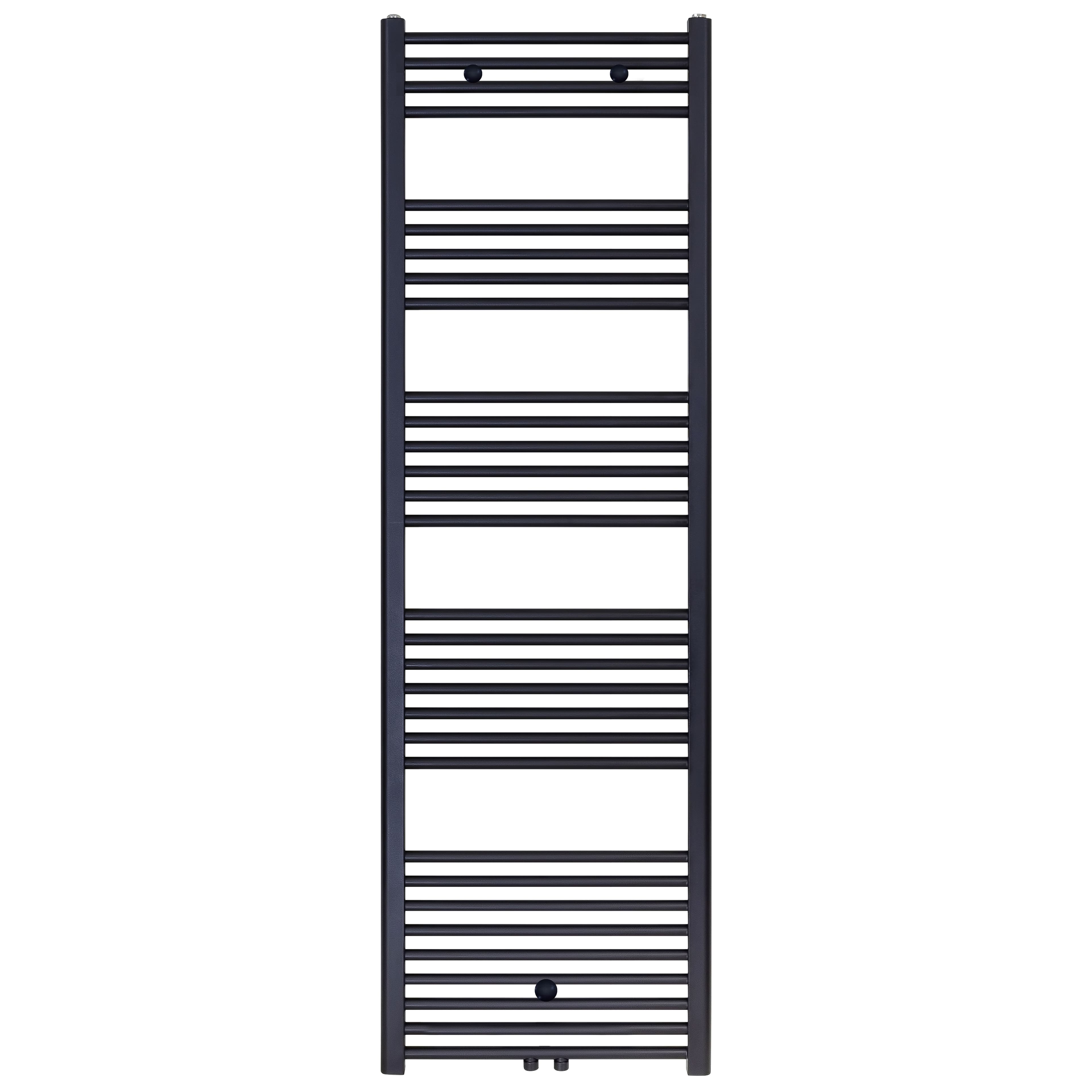BELRAD SÈCHE-SERVIETTES - RACCORDEMENT GAUCHE-DROITE/CENTRAL - 944 WATT - 1800X600CM - NOIR MAT vue 1