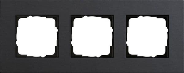 Cadre de finition Gira Esprit Anthracite linoléum-multiplex Anthracite produit naturel. Des vue 1