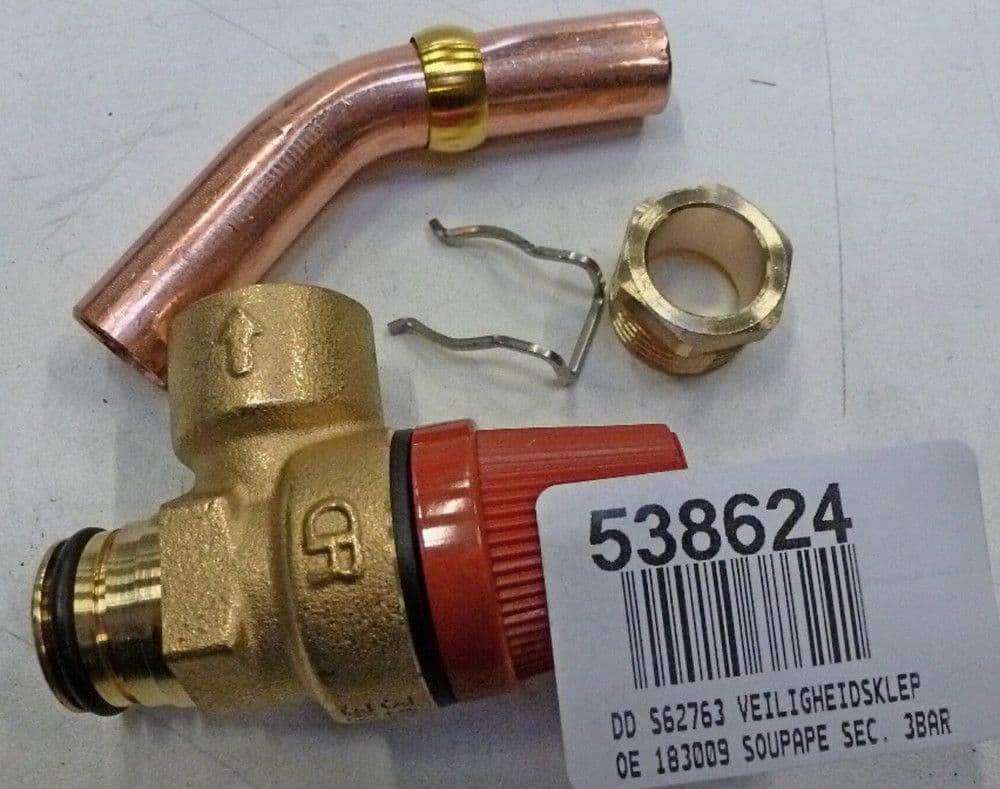 DD S62763 SOUPAPE SEC. 3BAR vue 1