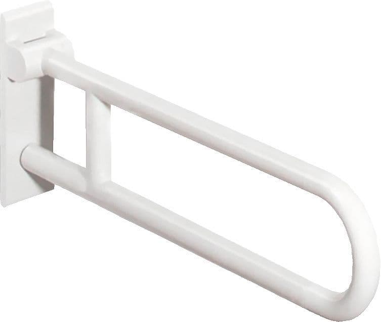 SUPPORT RETRACTABLE SANS.FIXATION HEWI 600MM BLANC MOBILE vue 1