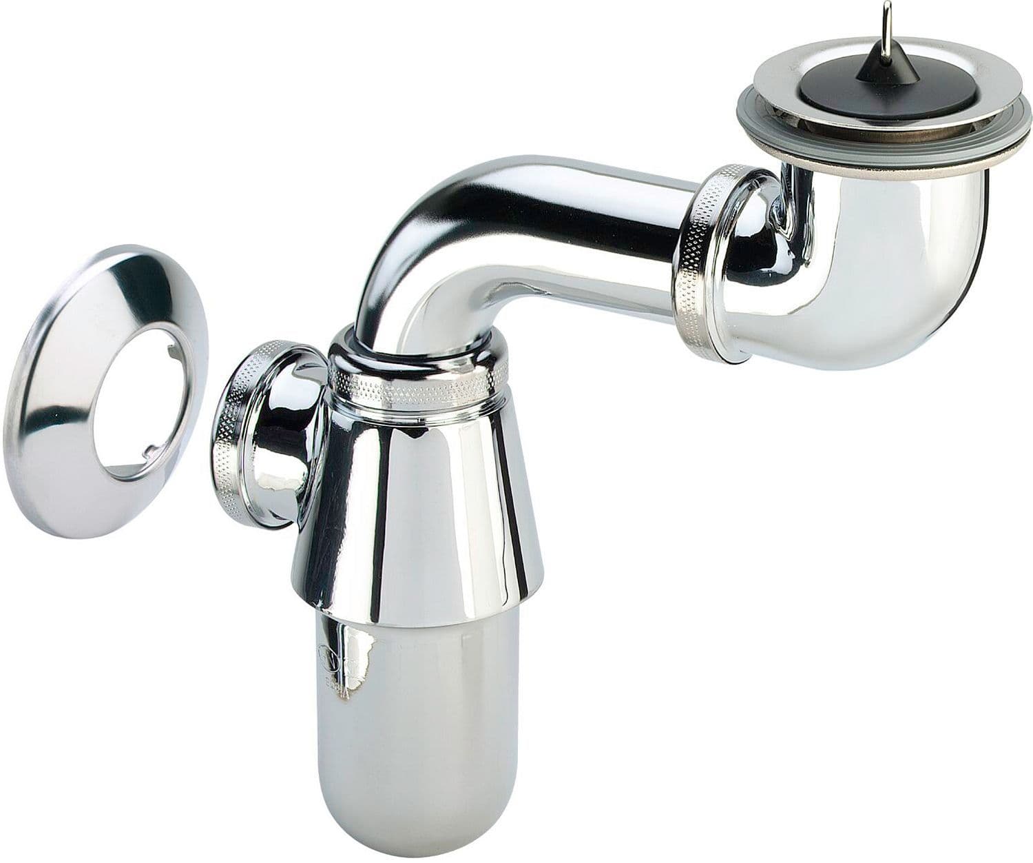 SIPHON BOUTEILLE COMPACT 5/4" CHR. VIEGA vue 1