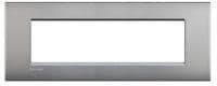 LivingLight - plaque air 7 modules Nickel mat vue 1