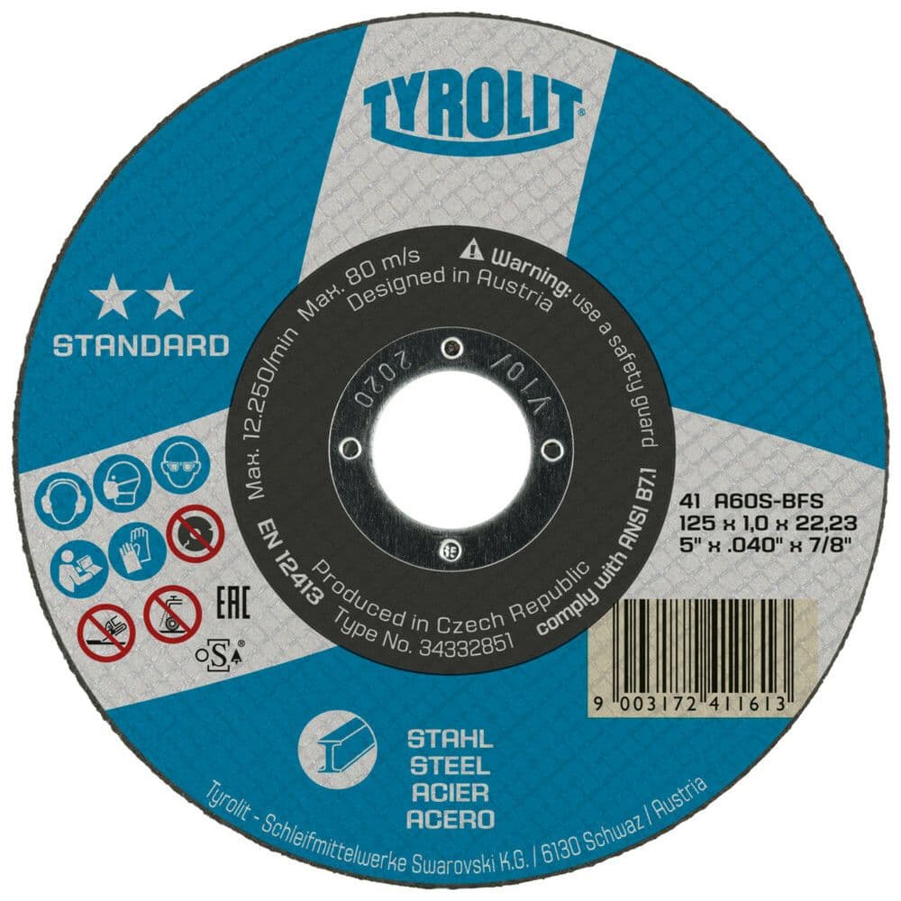 Tyrolit Standard disque à tronçonner pour acier D230x3 vue 1