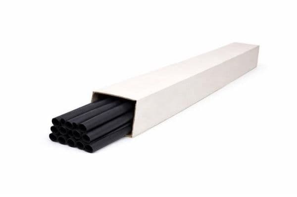 Gaine thermorétractable double paroi avec colle 10,50 - 3,50mm Noire Lsoh PE en boîte de 16 pièces vue 1