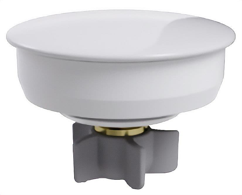 CLIC CREPINE POUR CLEANFLOW BURGBAD MINERAL 70MM LAVABO BLANC MAT vue 1