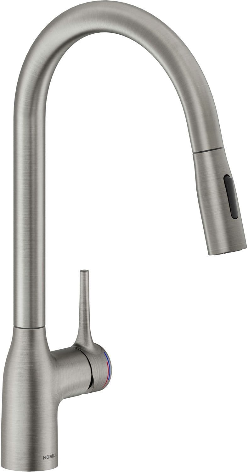 MITIGEUR CUISINE MANIA NOBILI +DOUCHETTE 2-JET RVS vue 1
