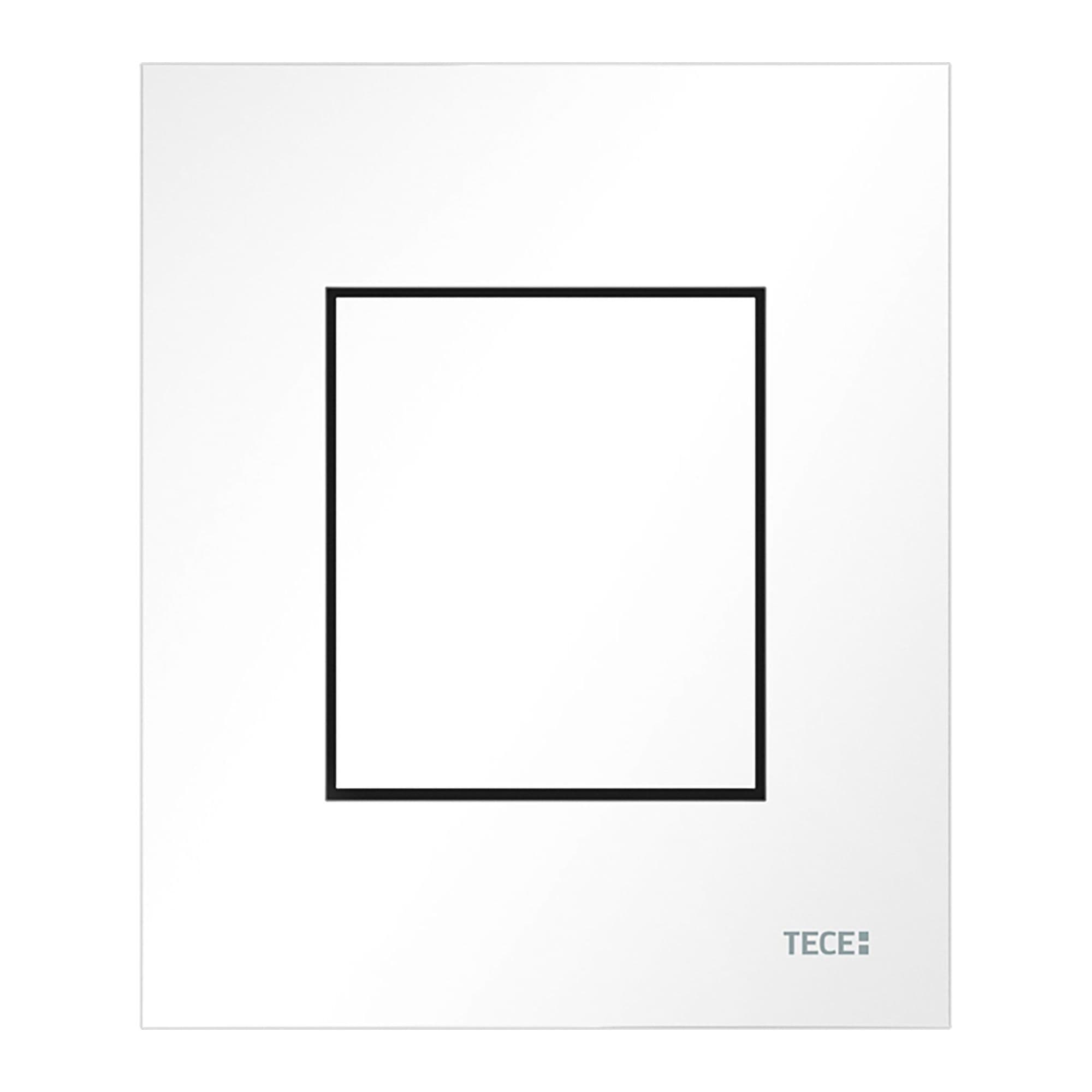 TECENOW - PLAQUE DE DÉCLENCHEMENT URINOIR - CARTOUCHE INCLUSE - BLANC ANTIBACTÉRIEN vue 1