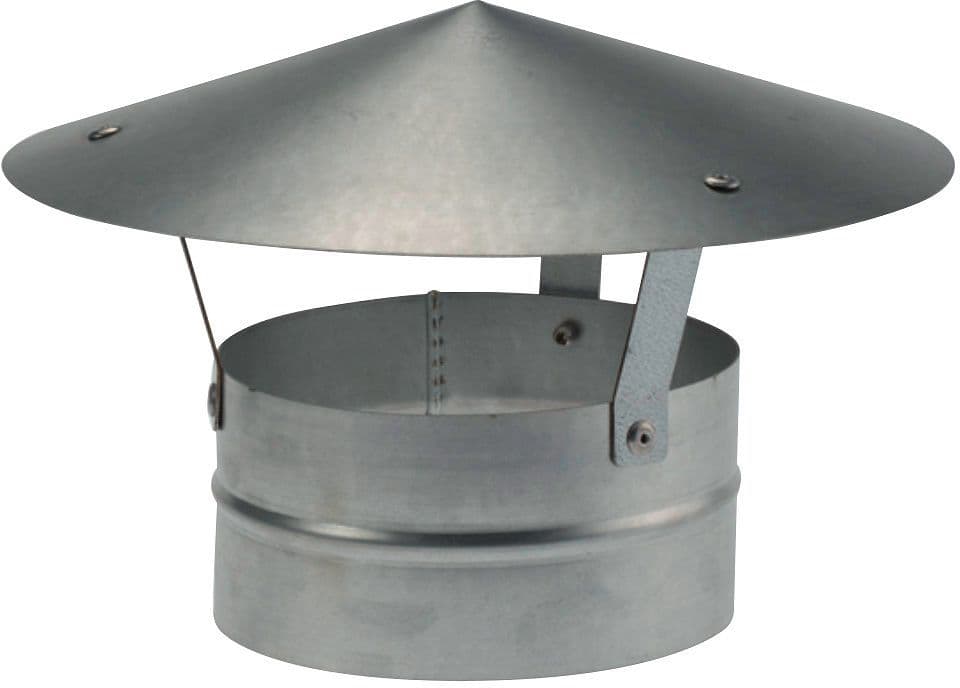 SPIRAL-D CAPOT DE PLUIE PASSAGE DE TOIT POUR VENTILATION 400MM vue 1