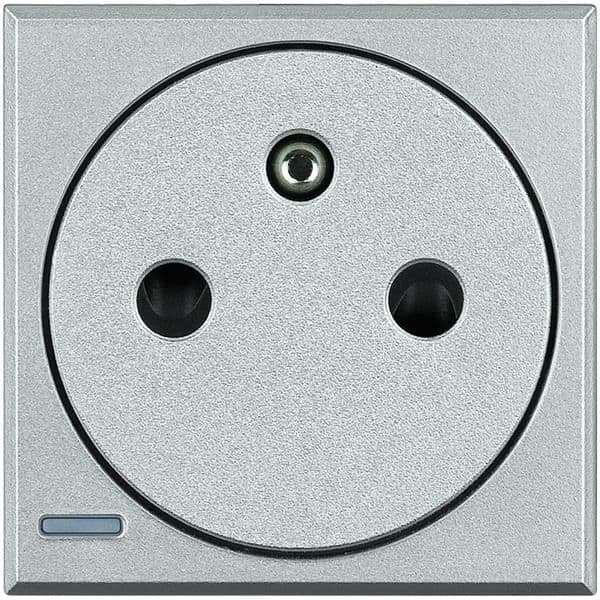 Axolute prise affleurant 2 pôles + T 16A 250V - Tech vue 1