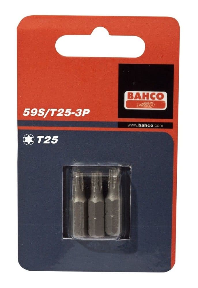 BA X3 BITS T25 25MM 1/4"DR ST. vue 1